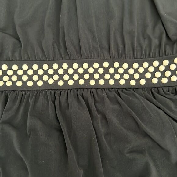 Gorgeous Micheal Kors navy blue sleeveless maxi white beads around neck & waist - Picture 11 of 16